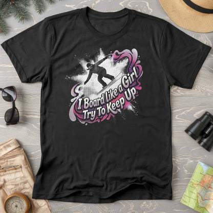 Board Like a Girl Comfort Colors T-shirt