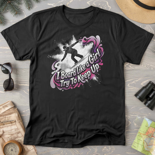 Board Like a Girl Comfort Colors T-shirt