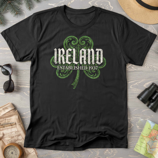 Ireland Gothic Shamrock T-shirt
