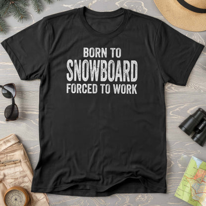 Born To Snowboard Comfort Colors T-shirt