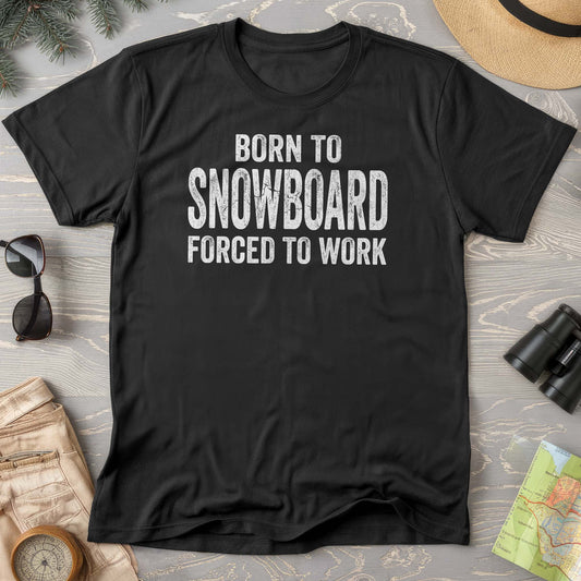 Born To Snowboard Comfort Colors T-shirt