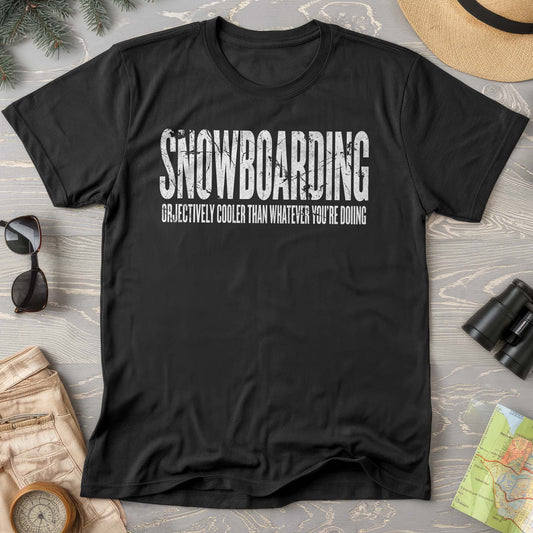 Snowboarding "Cooler" T-shirt