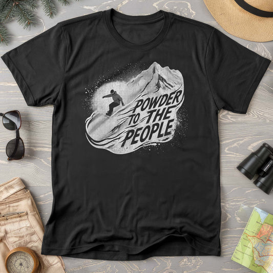 Powder to the People Boarding Comfort Colors T-shirt