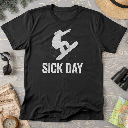 Bargain Bin Overstock! Sick Day Snowboard T-Shirt