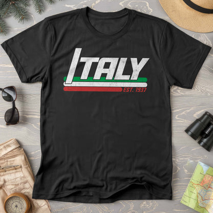 Italy Retro Stripe T-Shirt
