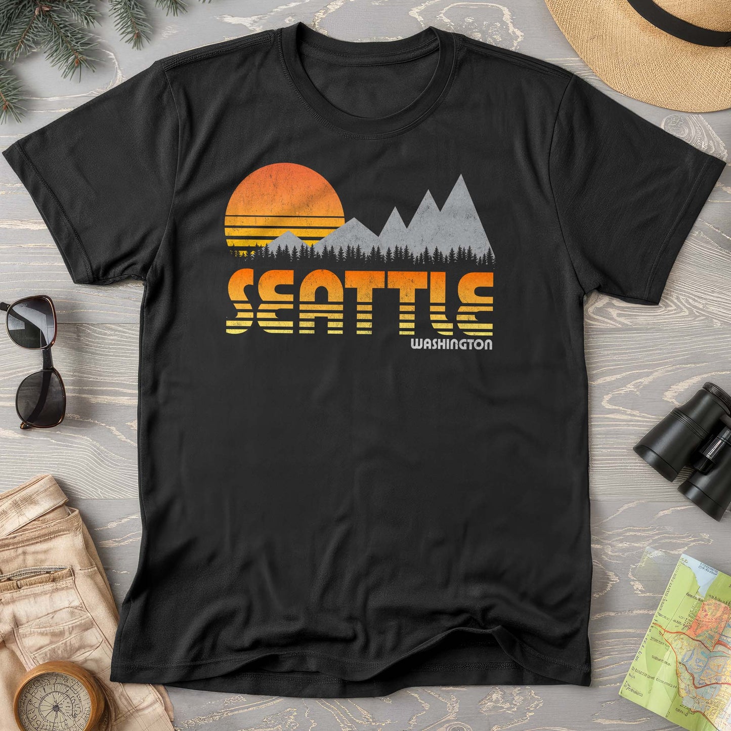 Seattle 80's Retro T-Shirt