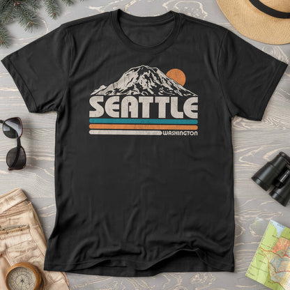 Seattle Retro Stripe T-Shirt