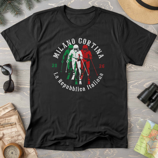 Milano Cortina Skier T-Shirt