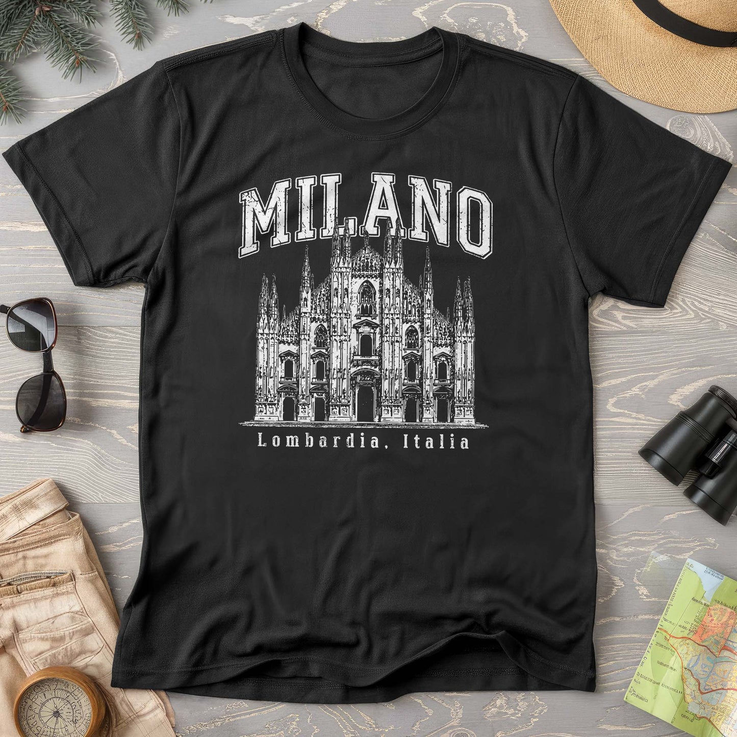 Duomo di Milano Varsity T-Shirt