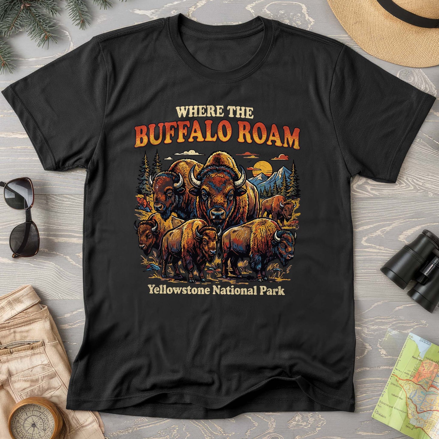 Where the Buffalo Roam T-Shirt