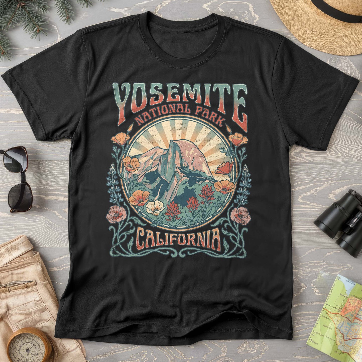 Yosemite Flower Power T-Shirt
