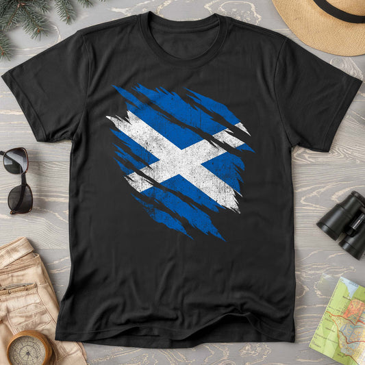 Scotland Weathered Flag T-Shirt