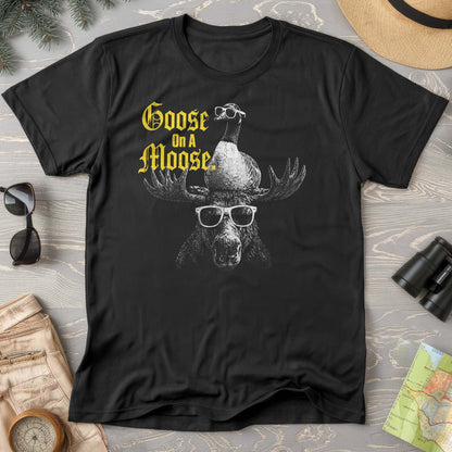 Goose On A Moose Halftone T-Shirt