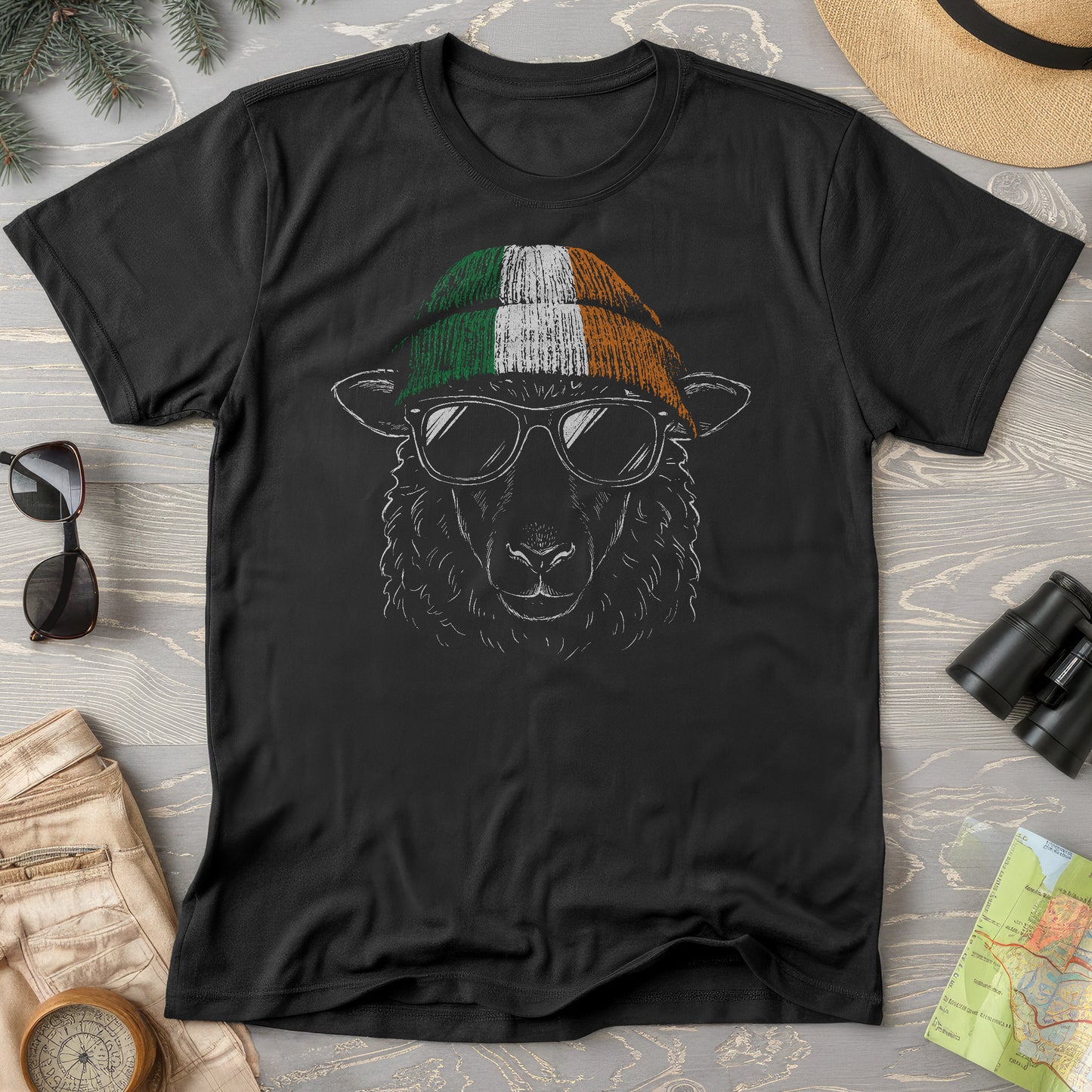 Ireland Sheep Beanie T-Shirt