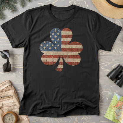 Vintage Flag Shamrock T-Shirt