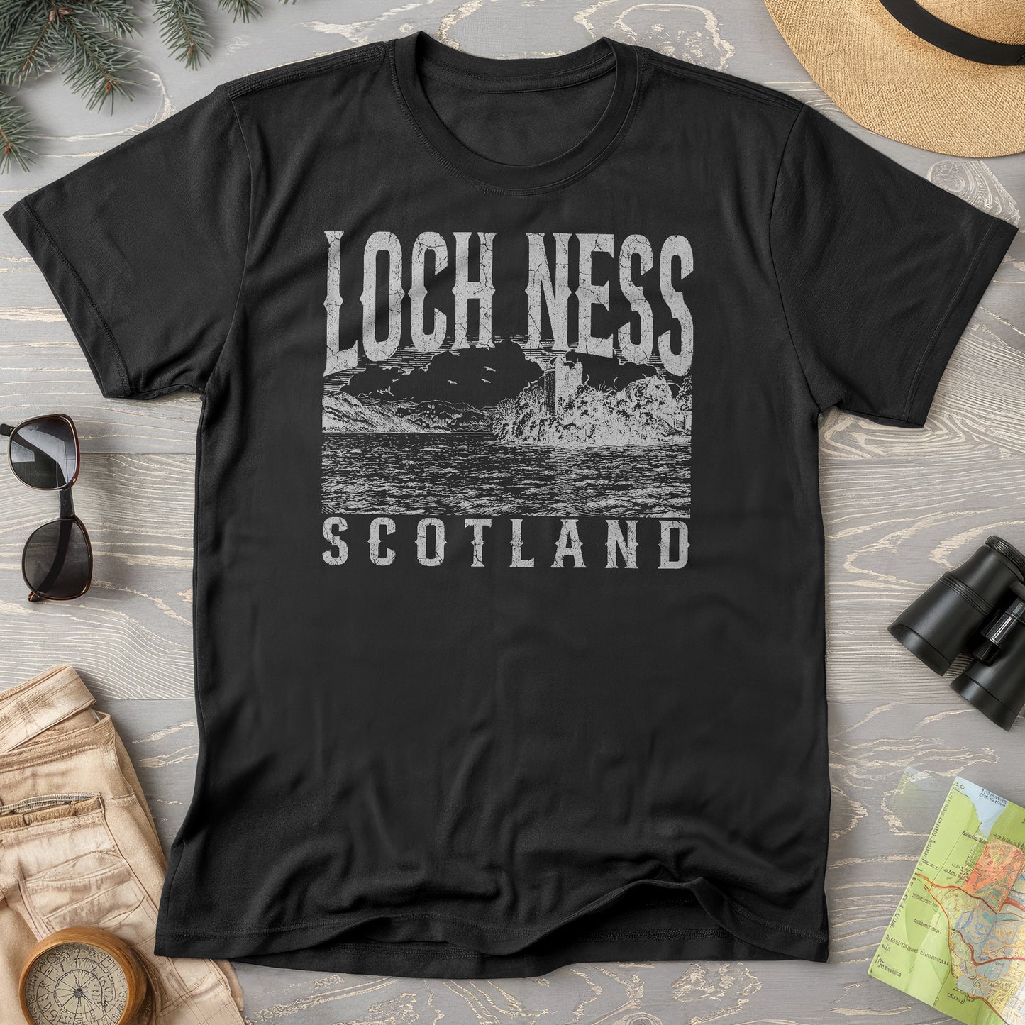 Loch Ness Sketch T-Shirt