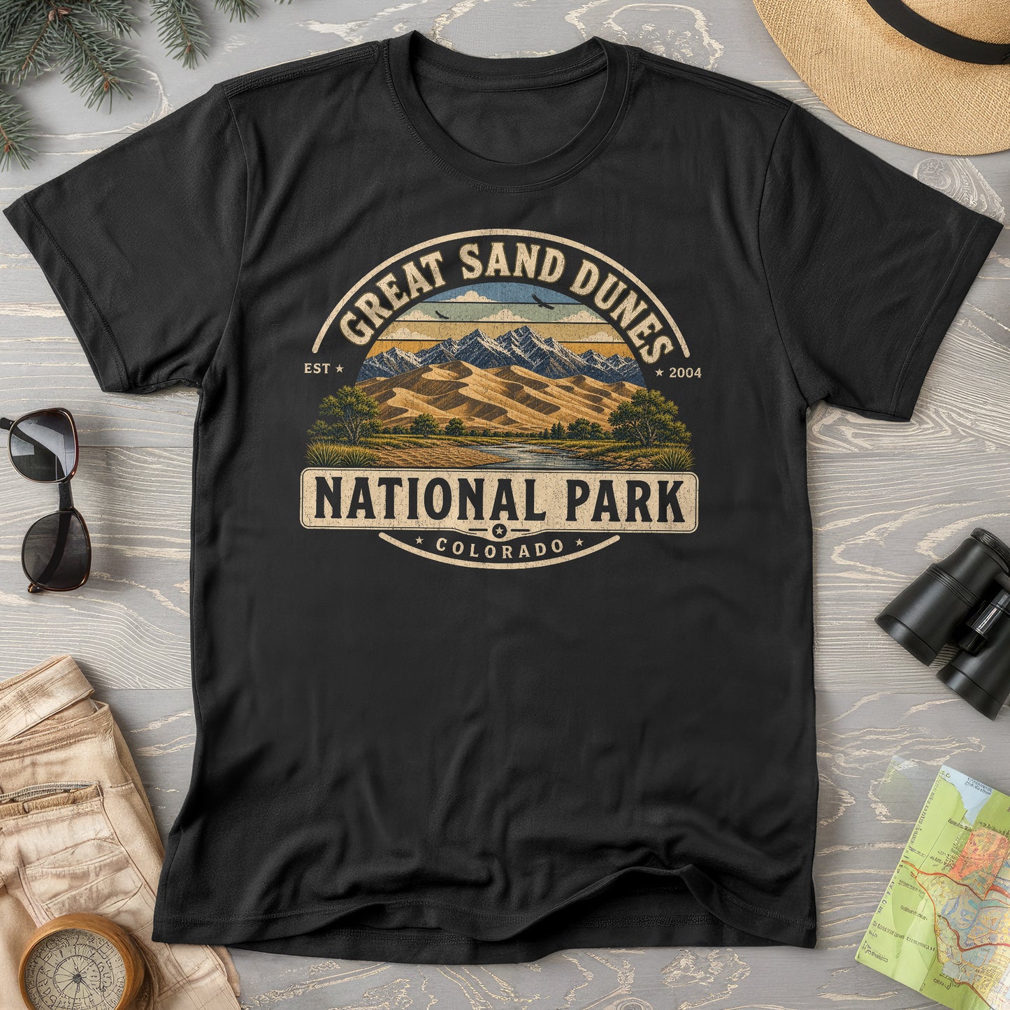 Great Sand Dunes Medallion T-Shirt