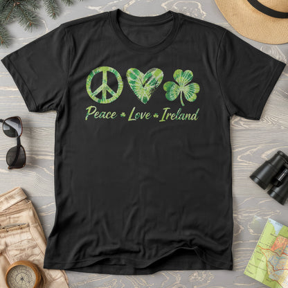 Peace Love Ireland Tie-Dye T-Shirt