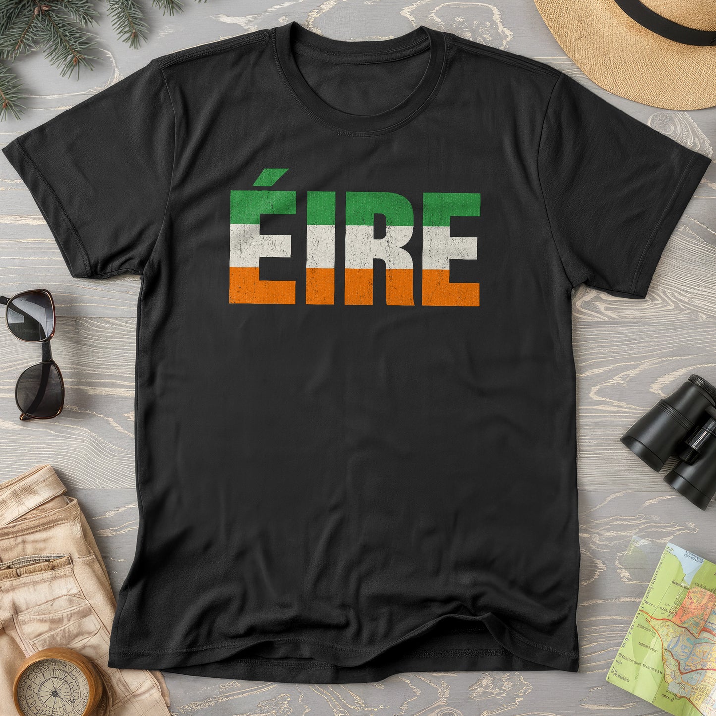 Eire Tricolor Stripe T-Shirt