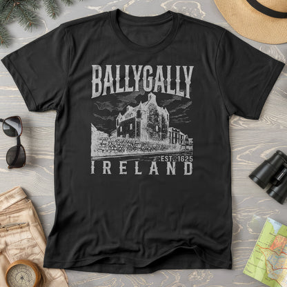 Ballygally Ireland Sketch T-Shirt