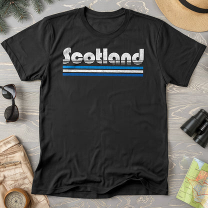 Scotland Retro Stripe T-Shirt
