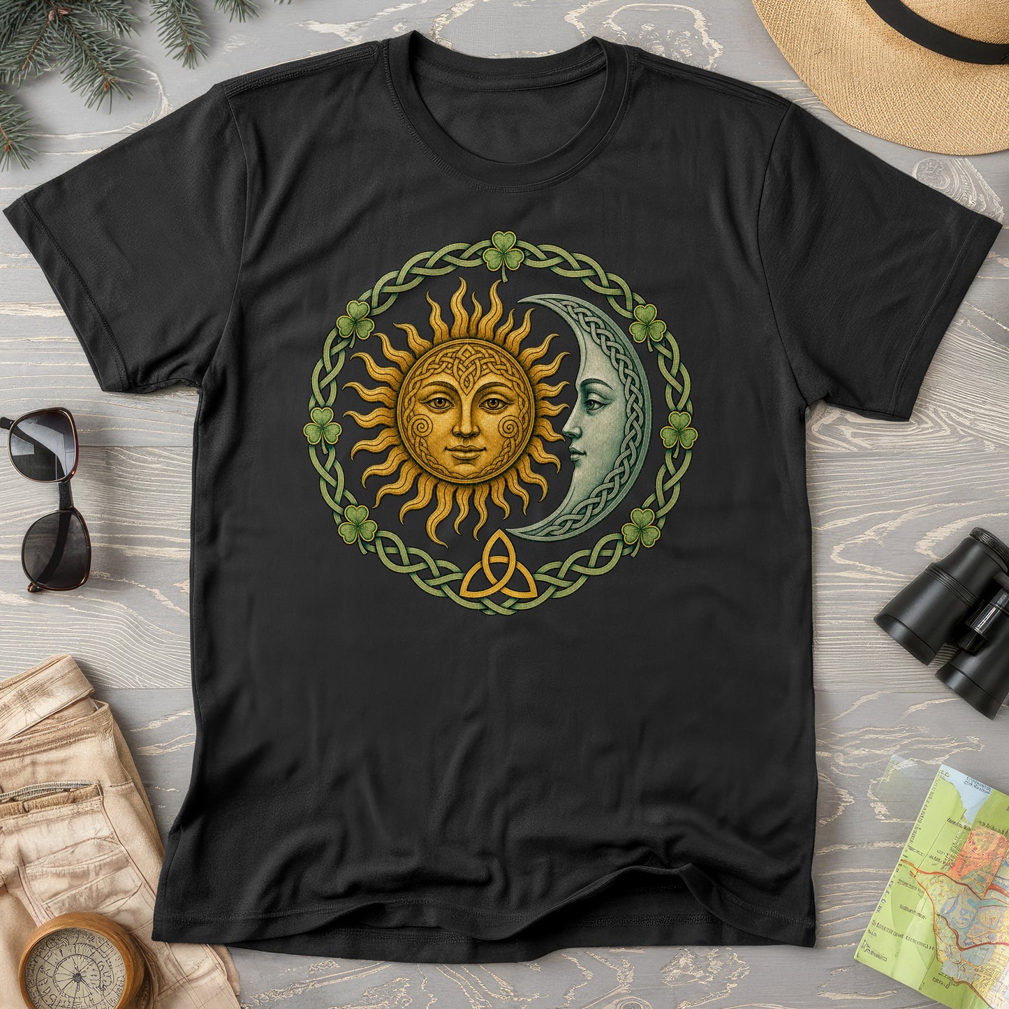 Celtic Lunar Ring T-Shirt