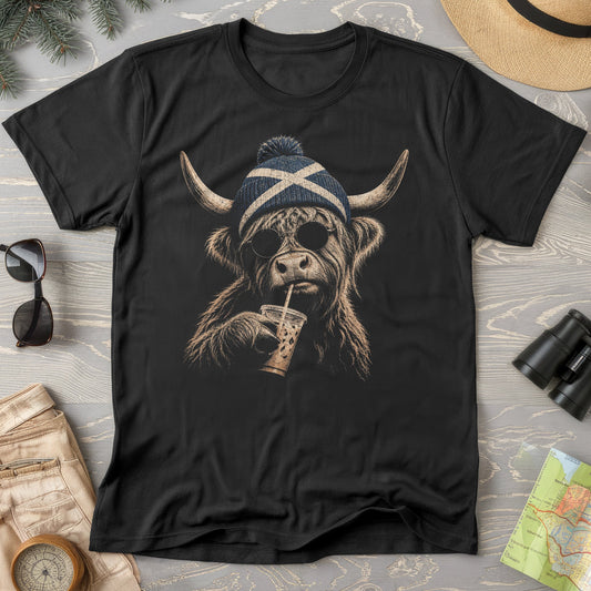 Bargain Bin Overstock! Highland Cow Beanie T-Shirt