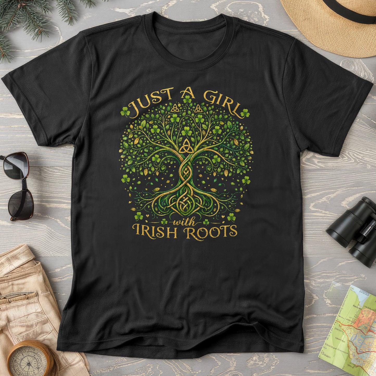 Irish Roots Girl T-Shirt