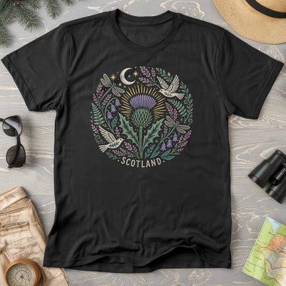 Scotland Thistle Doves T-Shirt