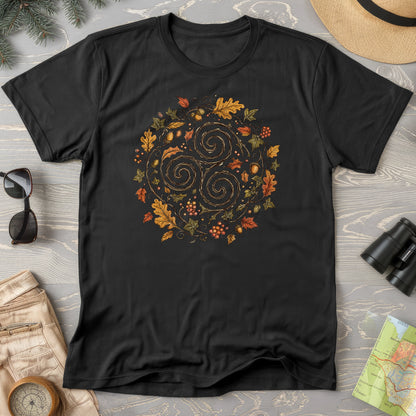 Celtic Autumn Spiral T-Shirt