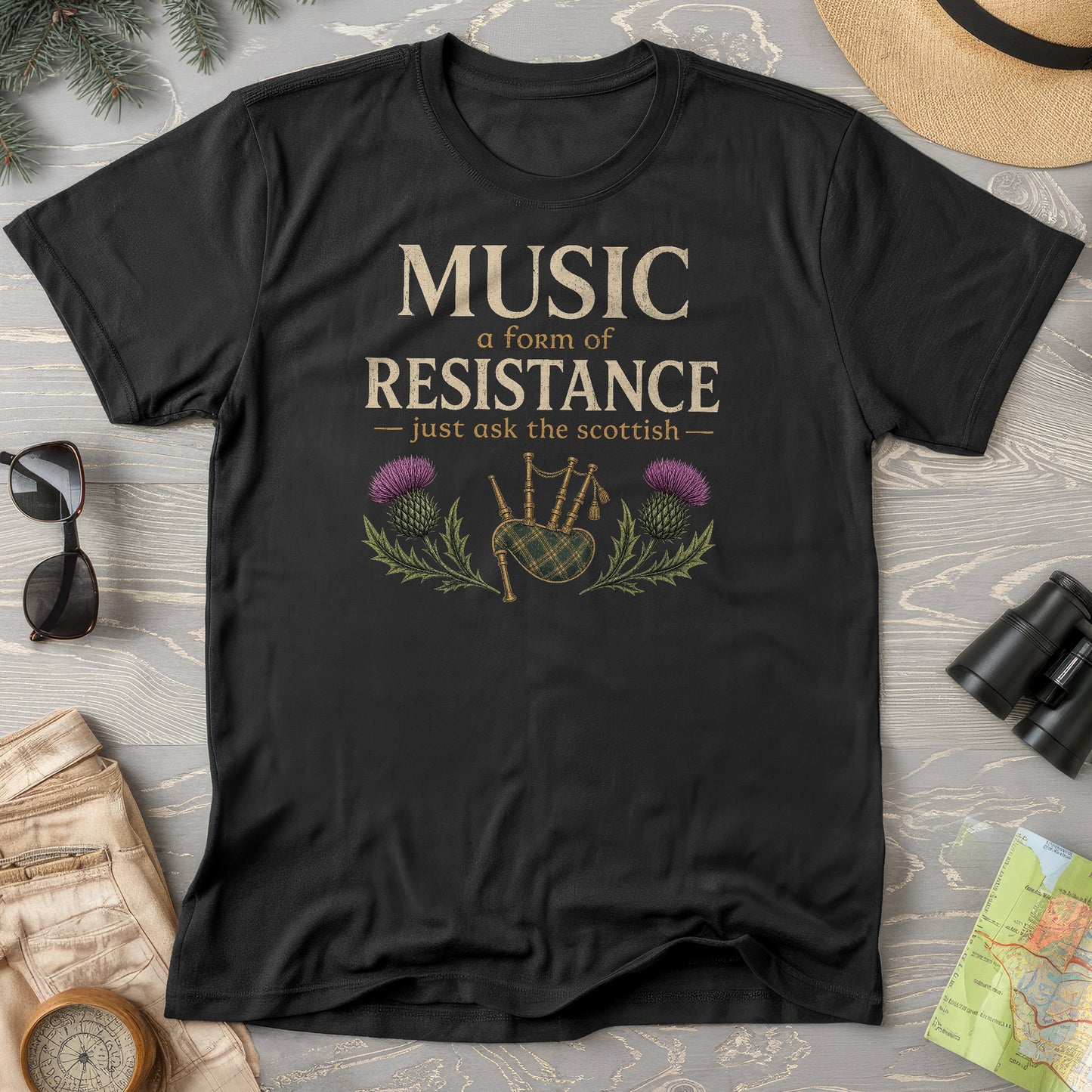 Music Resistance Scottish T-Shirt