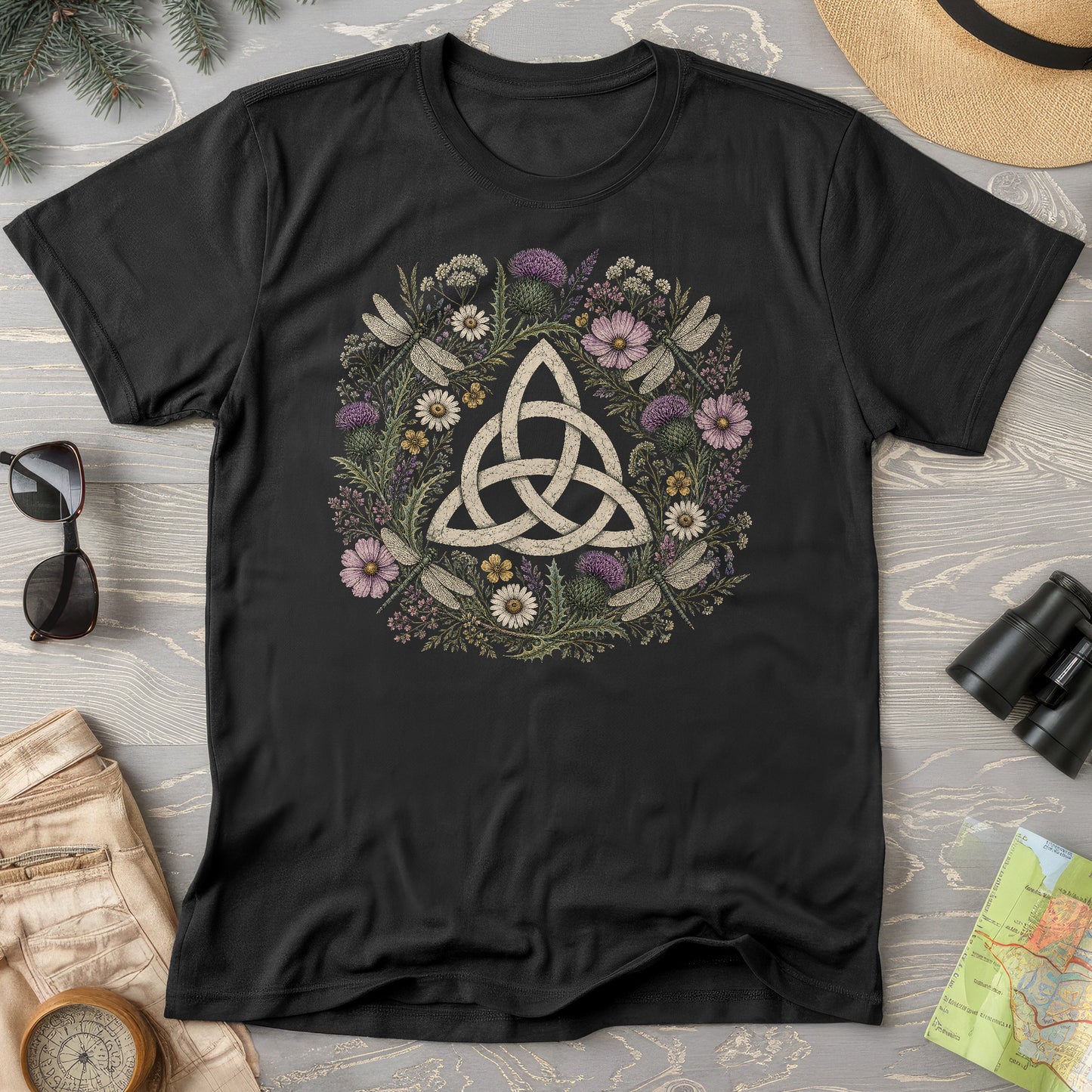 Trinity Knot Wreath T-Shirt