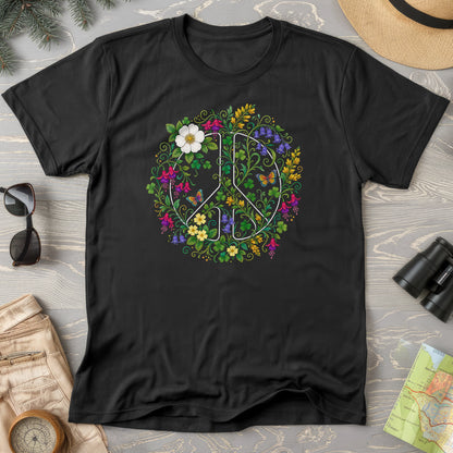 Floral Irish Peace T-Shirt