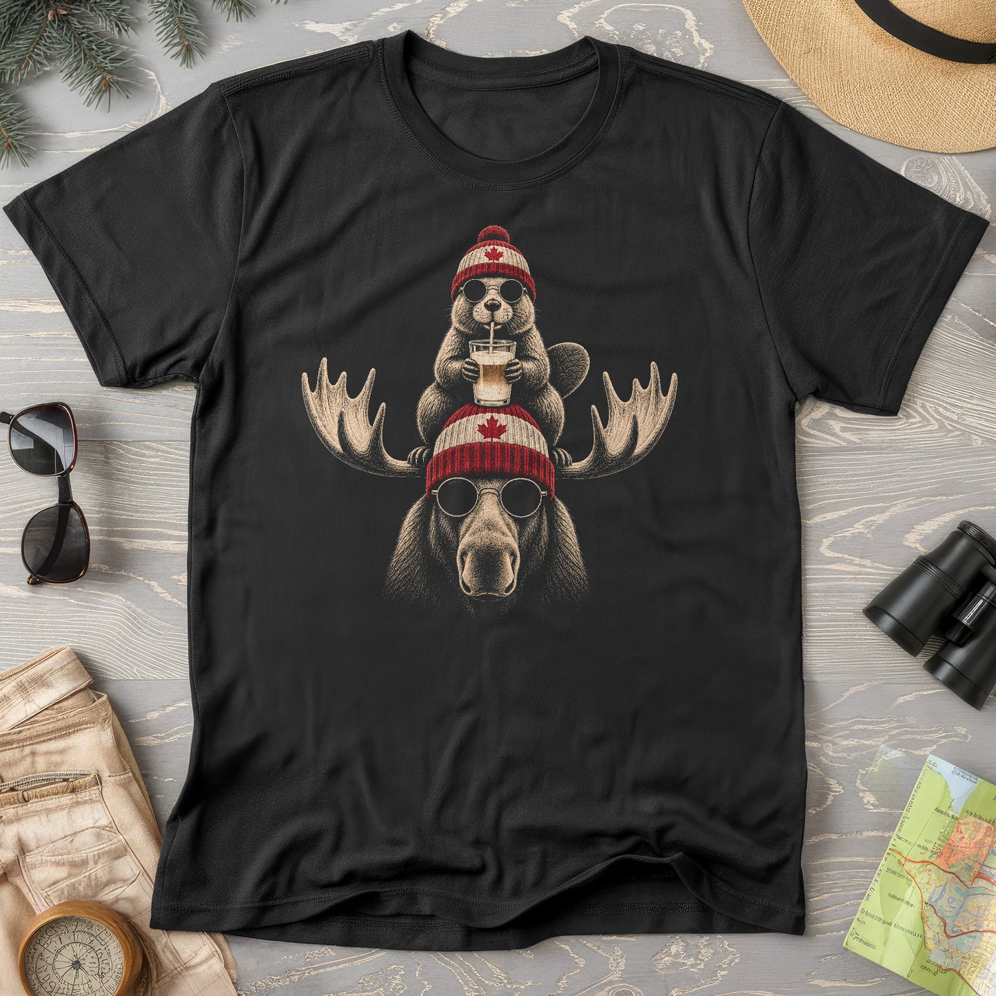 Beaver Moose Canada T-Shirt