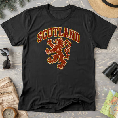 Red Vintage Rampant Lion T-Shirt