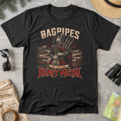 Bagpipes Heavy Metal T-Shirt