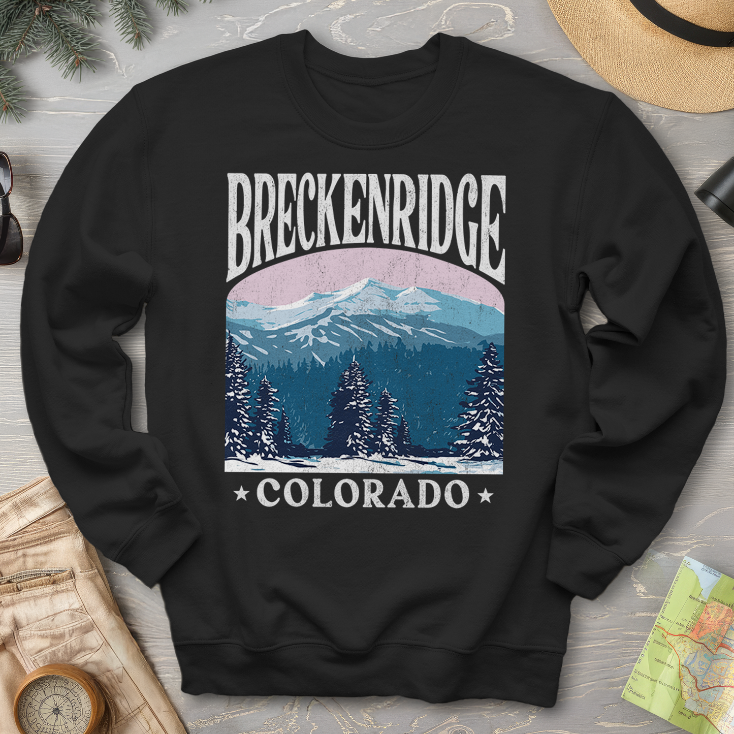 Breckenridge Colorado "Big and Bold" Sweatshirt