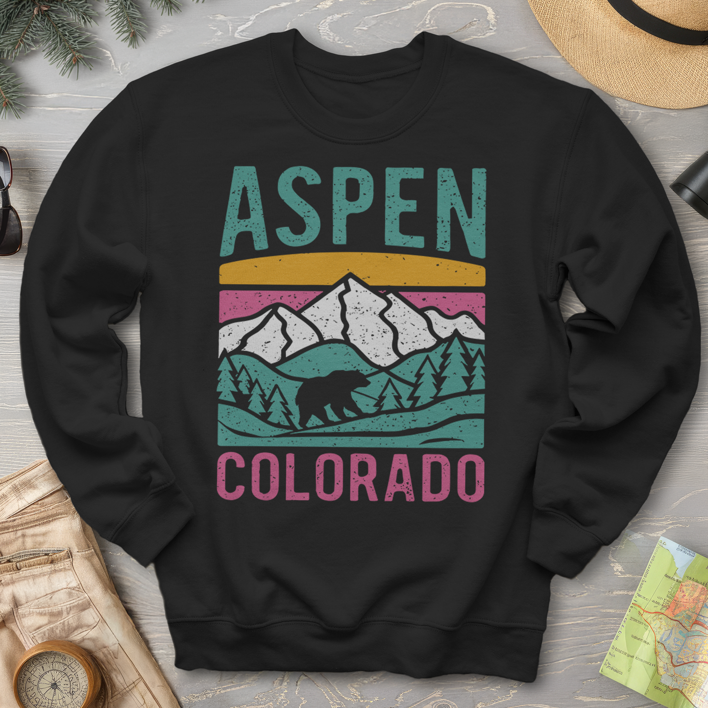 Aspen Colorado Bear Sweatshirt