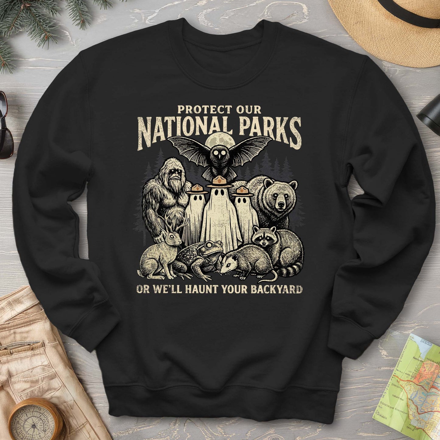 National Parks Backyard Haunt Sweatshirt