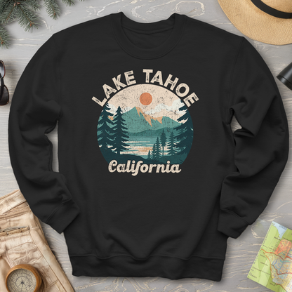 Lake Tahoe California Circle Sweatshirt