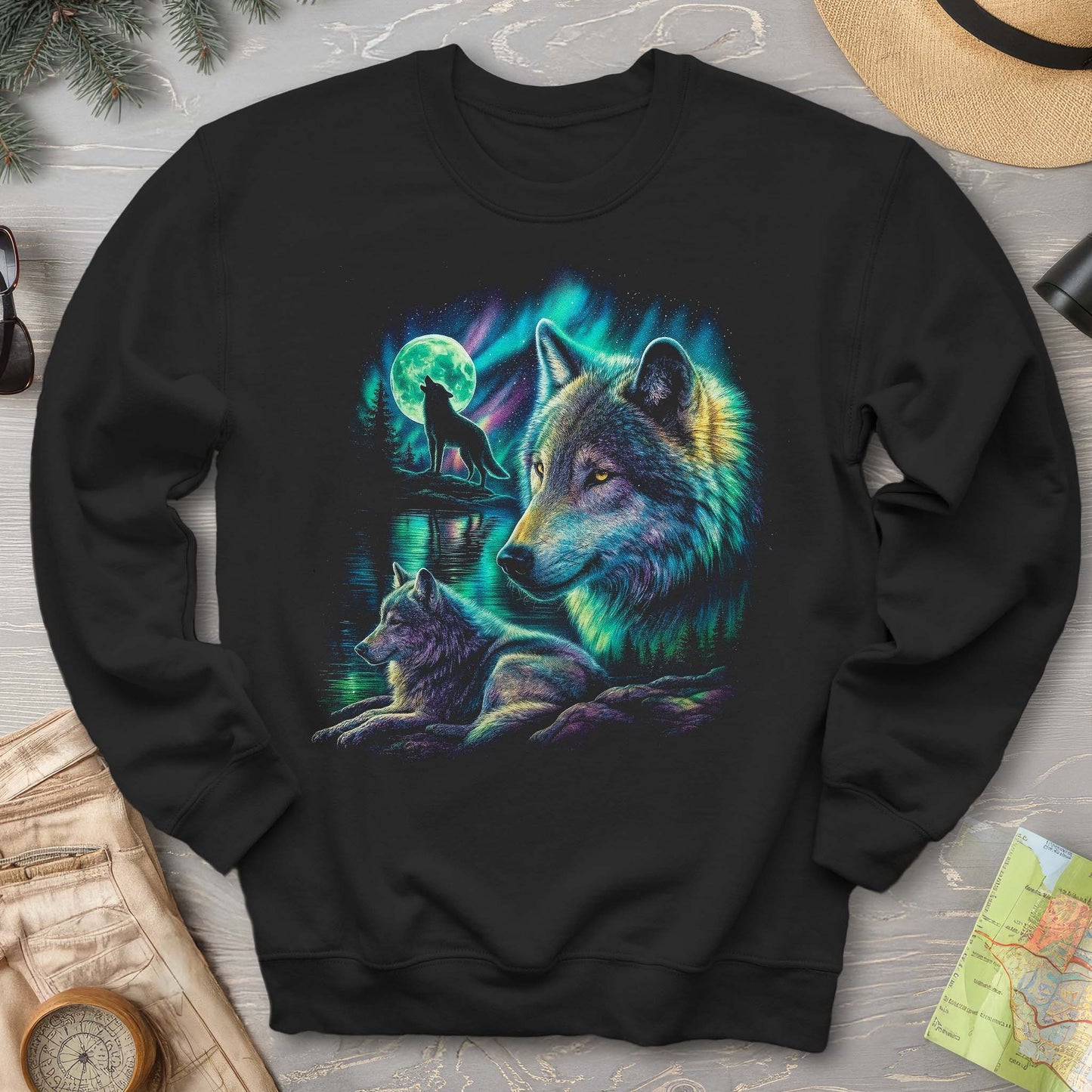 Wolves in the Night Sweatshirt