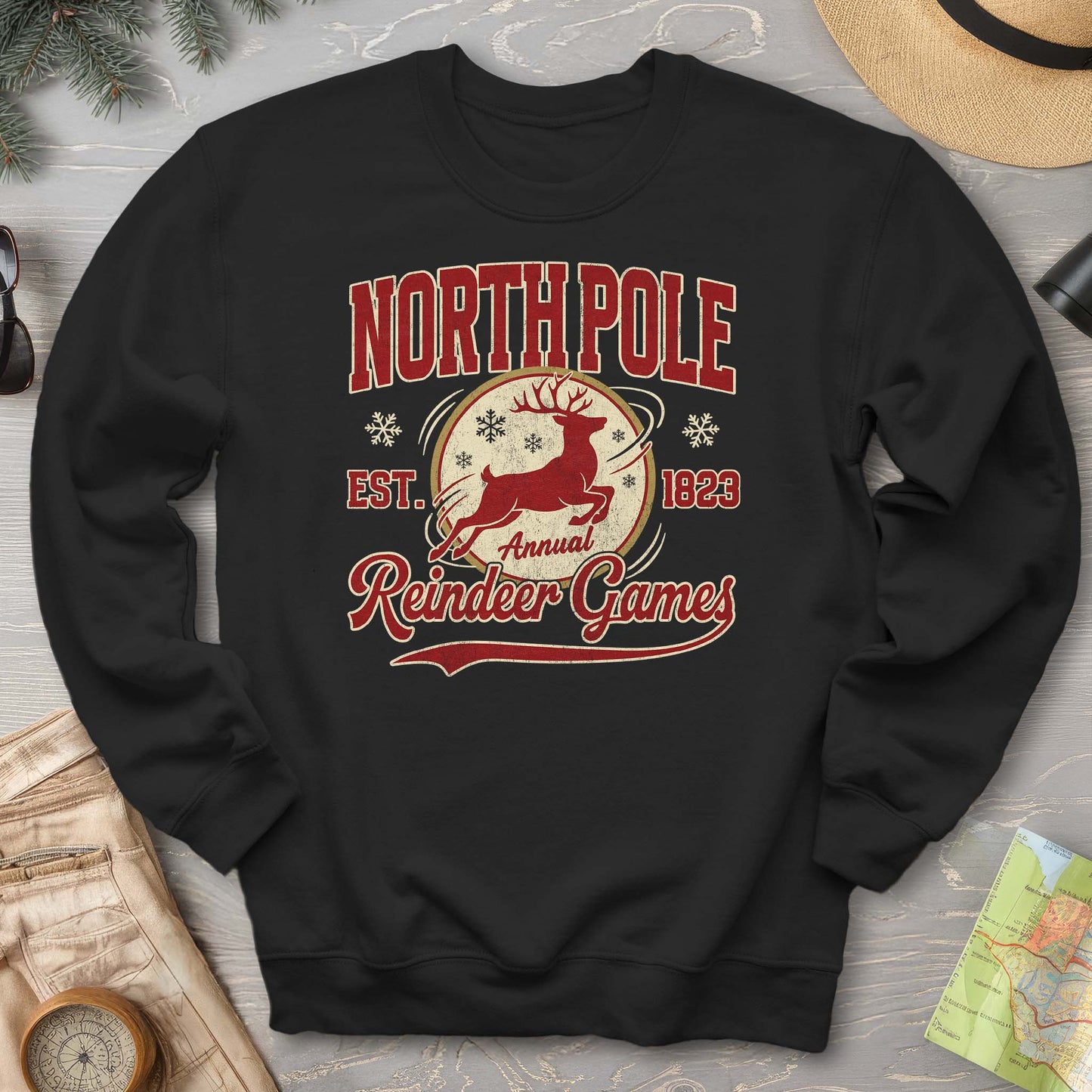 North Pole Annual Reindeer Games Sweatshirt