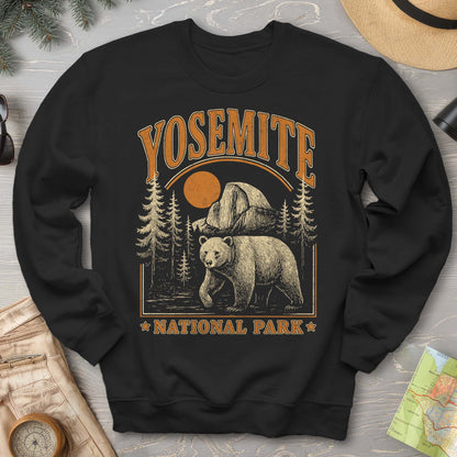 Yosemite National Park "Vintage El Capitan" Bear Sweatshirt