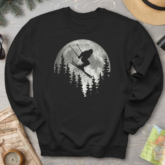 Bigfoot Ski Moon Sweatshirt