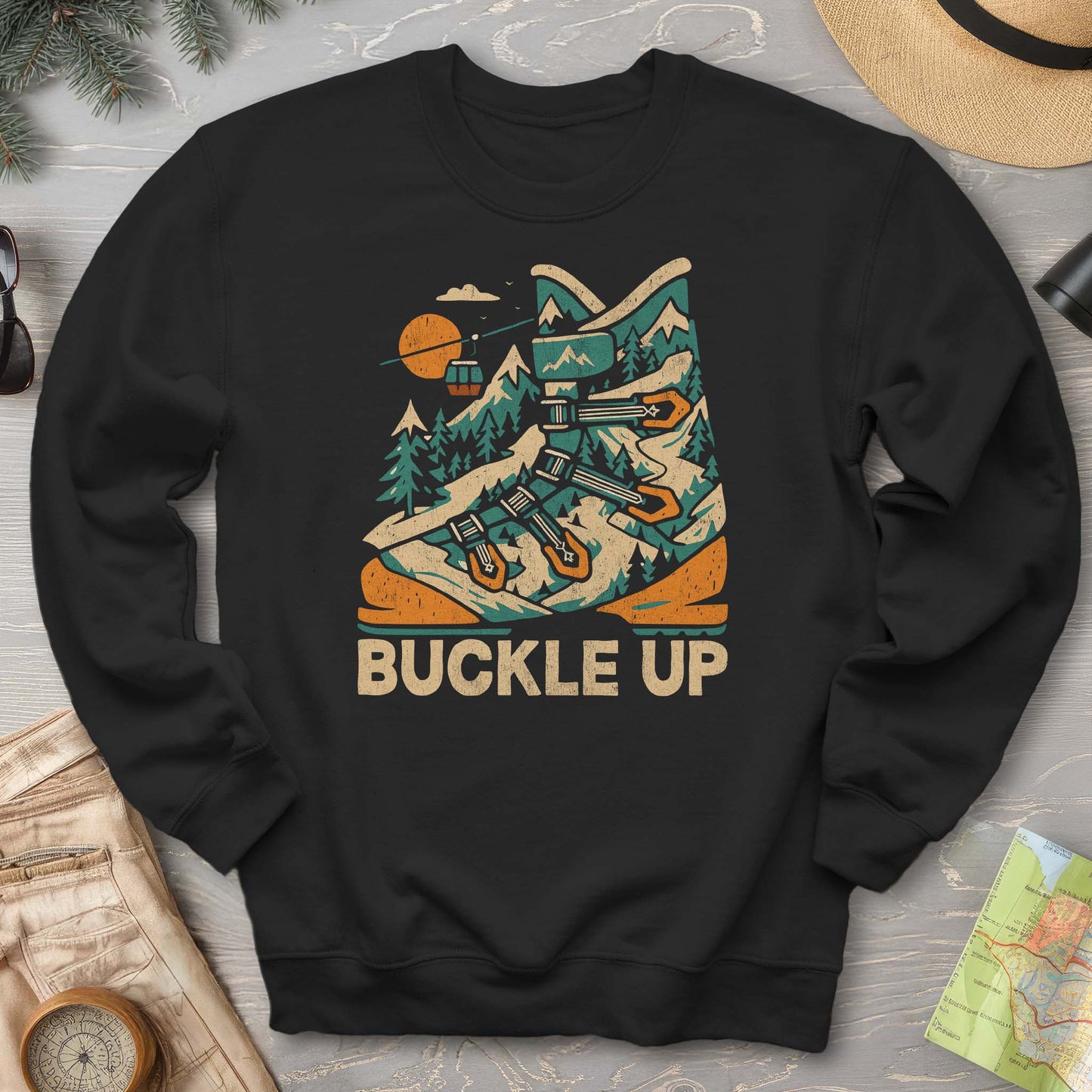 Buckle Up Ski Boot Sweatshirt