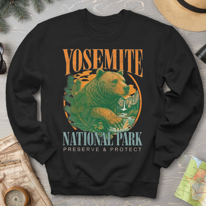 Yosemite Vintage Varsity Bear Sweatshirt