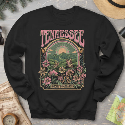 Tennessee Smoky Mountains Butterfly Sweatshirt