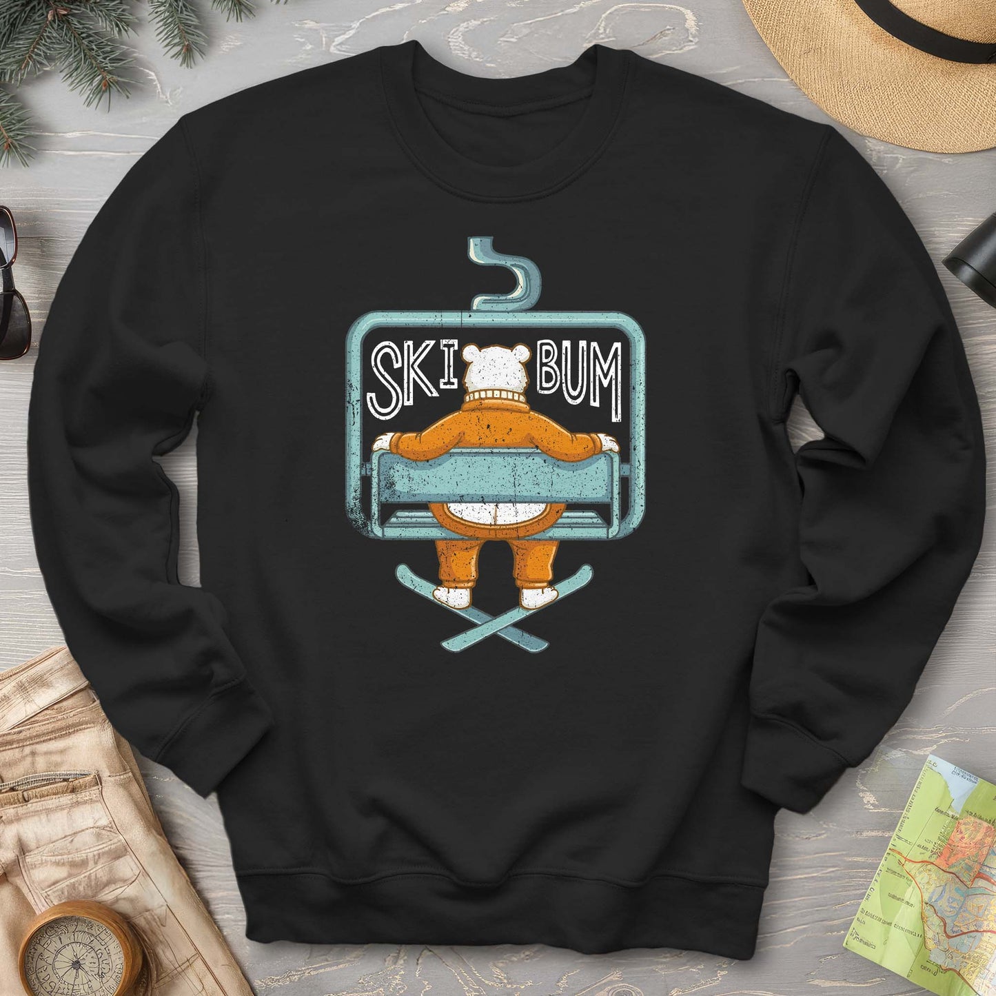 Ski Bum Chairlift Sweatshirt