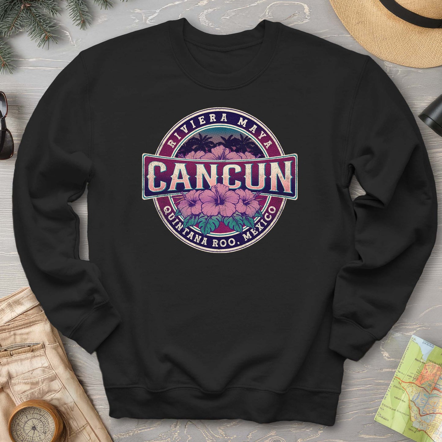 Cancun Badge Sweatshirt