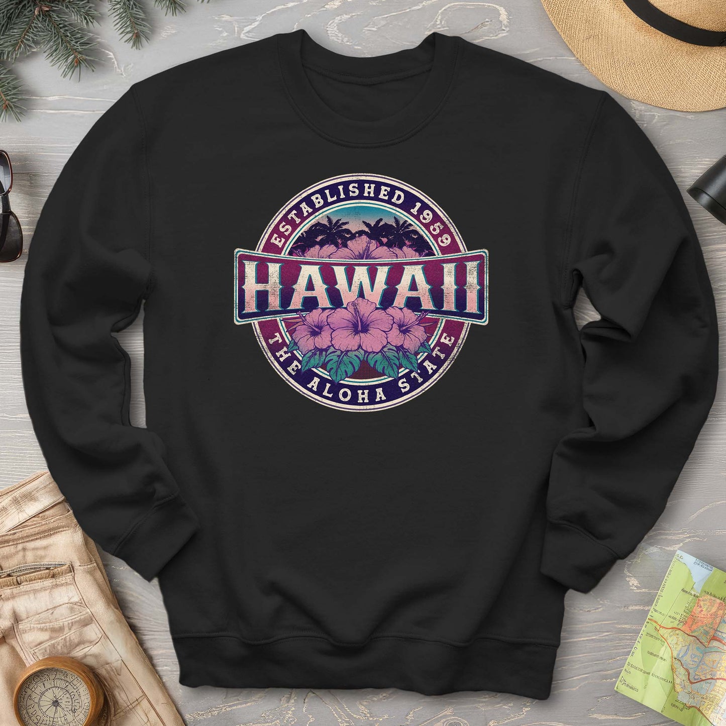 Hawaii Badge Sweatshirt